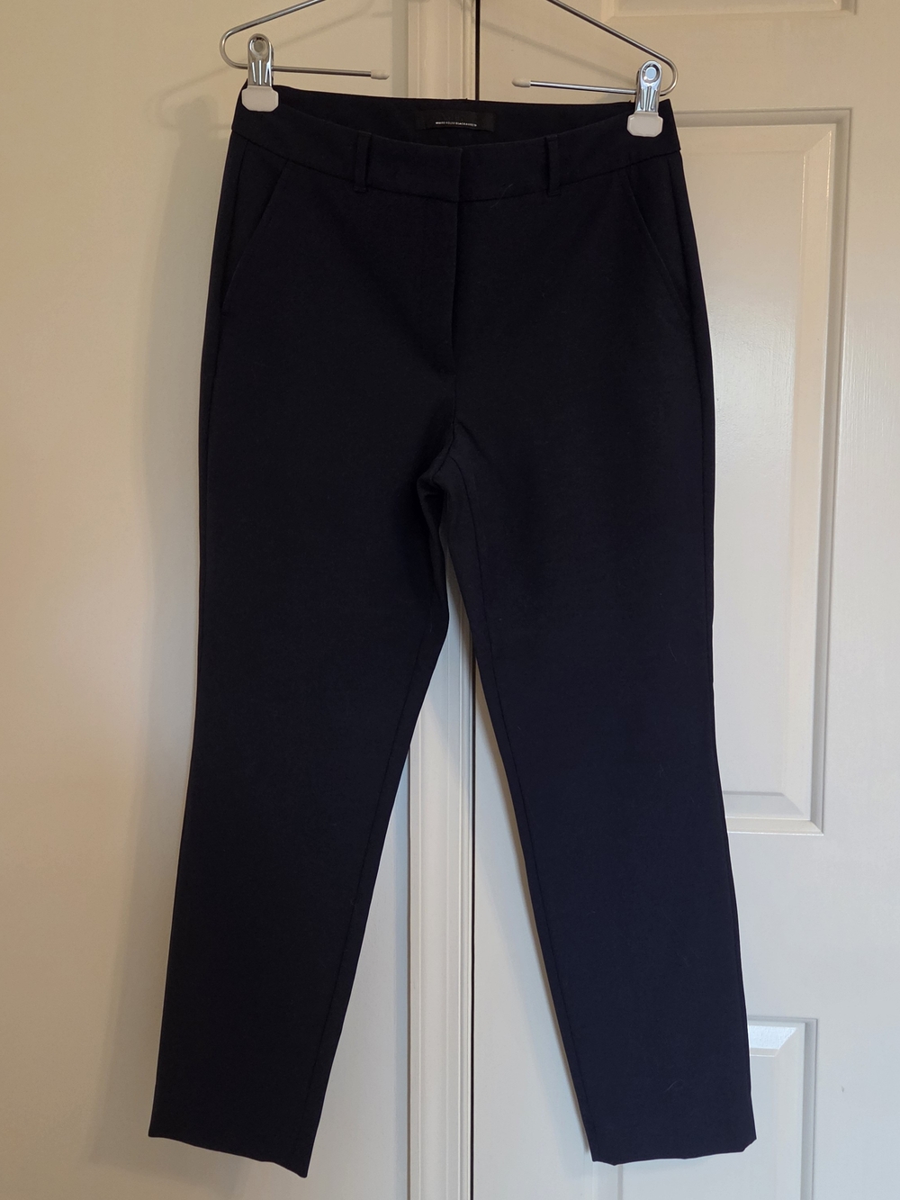 White House Black Market Navy Straight-Leg Dress Pants